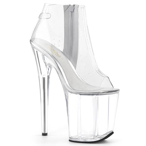 FLAMINGO-1023 Pleaser 8" Heel Clear Pole Dancing Platforms