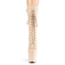 Load image into Gallery viewer, FLAMINGO-1050FS Pleaser 8&quot; Heel Beige Pole Dancing Platforms