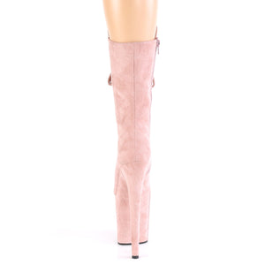 FLAMINGO-1050FS 8" Heel Dusty Blush Pole Dancing Platforms