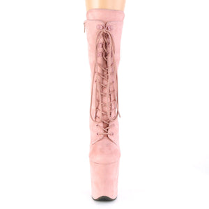 FLAMINGO-1050FS 8 Inch Heel Baby Pink Pole Dancing Platforms