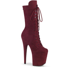 Load image into Gallery viewer, FLAMINGO-1050FS 8 Inch Heel Burgundy Pole Dancing Platforms