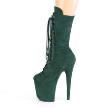 Load image into Gallery viewer, FLAMINGO-1050FS 8&quot; Heel Emerald Green Pole Dancing Platforms