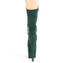 Load image into Gallery viewer, FLAMINGO-1050FS 8&quot; Heel Emerald Green Pole Dancing Platforms