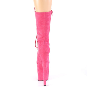 FLAMINGO-1050FS 8 Inch Heel Hot Pink Pole Dancing Platforms