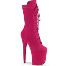 Load image into Gallery viewer, FLAMINGO-1050FS 8 Inch Heel Hot Pink Pole Dancing Platforms