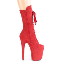 Load image into Gallery viewer, FLAMINGO-1050FS Pleaser 8 Inch Heel Red Pole Dancer Platform