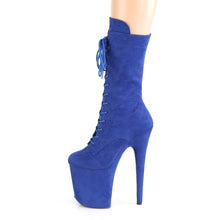 Load image into Gallery viewer, FLAMINGO-1050FS 8&quot; Heel Royal Blue Pole Dancing Platforms