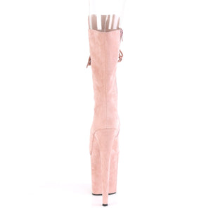 FLAMINGO-1051FS 8" Heel Dusty Blush Pole Dancing Platforms