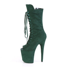 Load image into Gallery viewer, FLAMINGO-1051FS 8&quot; Heel Emerald Green Pole Dancing Platforms