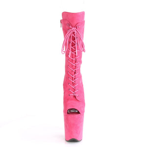 FLAMINGO-1051FS 8 Inch Heel Hot Pink Pole Dancing Platforms