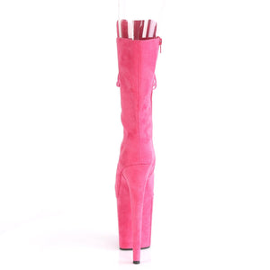 FLAMINGO-1051FS 8 Inch Heel Hot Pink Pole Dancing Platforms