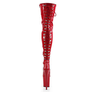 FLAMINGO-3063 Pleaser 8 Inch Heel Red Pole Dancing Platforms