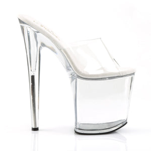 FLAMINGO-801 Pleaser 8" Heel Clear Pole Dancing Platforms