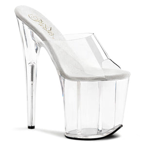 FLAMINGO-801 Pleaser 8" Heel Clear Pole Dancing Platforms