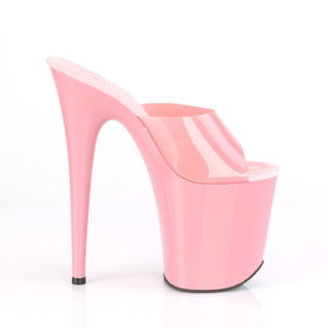 FLAMINGO-801N 8" Heel Baby Pink Pole Dancing Platforms