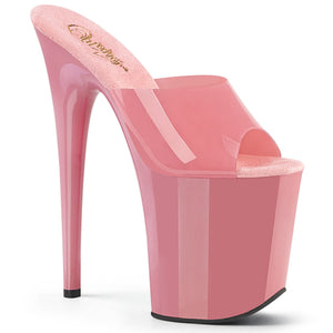 FLAMINGO-801N 8" Heel Baby Pink Pole Dancing Platforms