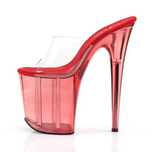 Load image into Gallery viewer, FLAMINGO-801T 8&quot; Clear and Red Tinted Pole Dancer Platforms