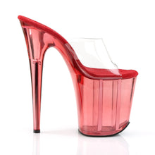 Load image into Gallery viewer, FLAMINGO-801T 8&quot; Clear and Red Tinted Pole Dancer Platforms