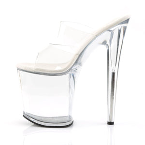 FLAMINGO-802 Pleaser 8" Heel Clear Pole Dancing Platforms