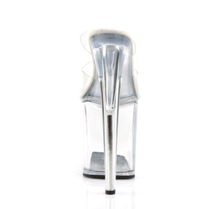 FLAMINGO-802 Pleaser 8" Heel Clear Pole Dancing Platforms