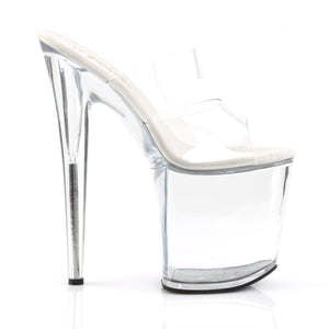 FLAMINGO-802 Pleaser 8" Heel Clear Pole Dancing Platforms