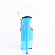 Load image into Gallery viewer, FLAMINGO-808-2HGM 8 Inch Heel Turquoise Glitter Sexy Shoes