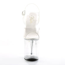 Load image into Gallery viewer, FLAMINGO-808 Pleaser 8&quot; Heel Clear Pole Dancing Platforms