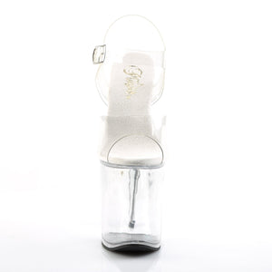 FLAMINGO-808 Pleaser 8" Heel Clear Pole Dancing Platforms