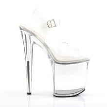 Load image into Gallery viewer, FLAMINGO-808 Pleaser 8&quot; Heel Clear Pole Dancing Platforms