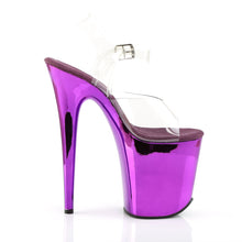 Load image into Gallery viewer, FLAMINGO-808 8 Inch Heel ClearPurple Chrome Strippers Shoes