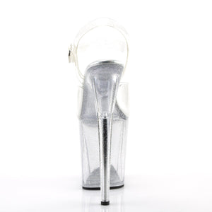 FLAMINGO-808MMG Pleaser 8" Heel Clear Pole Dancing Platforms