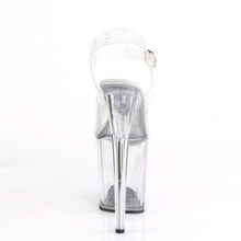 Load image into Gallery viewer, FLAMINGO-808N-CK 8&quot; Heel Silver Pole Dancing Platforms