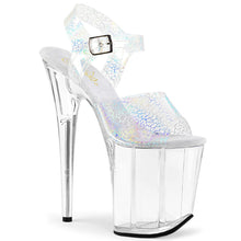 Load image into Gallery viewer, FLAMINGO-808N-CK 8&quot; Heel Silver Pole Dancing Platforms