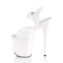 Load image into Gallery viewer, FLAMINGO-808N Pleaser 8&quot; Heel White Pole Dancing Platforms