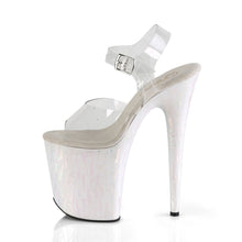 Load image into Gallery viewer, FLAMINGO-808SPLA-2 Sexy Shoes Clear White-Opal Hologram