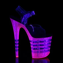 Load image into Gallery viewer, FLAMINGO-808UVLN Neon Bubble Gum Pink Glitter Sexy Shoes