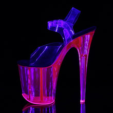 Load image into Gallery viewer, FLAMINGO-808UVT Pleaser 8&quot; Heel Hot Pink Strippers Shoes