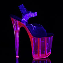 Load image into Gallery viewer, FLAMINGO-808UVT Pleaser 8&quot; Heel Hot Pink Strippers Shoes