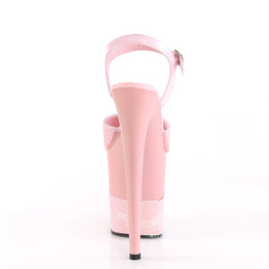 FLAMINGO-809-2G 8 Inch Heel Baby Pink Pole Dancing Platforms