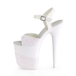 FLAMINGO-809-2G Pleaser 8" Heel Opal Pole Dancing Platforms