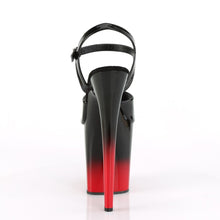 Load image into Gallery viewer, FLAMINGO-809BR-H 8&quot; Heel Black Patent Pole Dancing Platforms