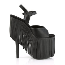 Load image into Gallery viewer, FLAMINGO-809FRG Pleaser 8 Inch Heel Black Pole Dance Shoes