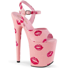 Load image into Gallery viewer, FLAMINGO-809KISSES 8&quot; Heel Baby Pink Pole Dancing Platforms