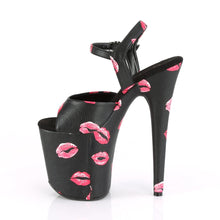 Load image into Gallery viewer, FLAMINGO-809KISSES 8 Inch Heel Black Pole Dancing Platforms