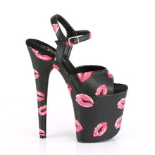 Load image into Gallery viewer, FLAMINGO-809KISSES 8 Inch Heel Black Pole Dancing Platforms