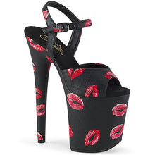 Load image into Gallery viewer, FLAMINGO-809KISSES 8 Inch Heel Black Pole Dancing Platforms