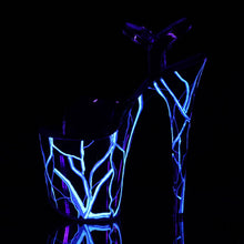 Load image into Gallery viewer, FLAMINGO-809NLB Sexy Pole Dancing High Heel Shoes with Neon Detail