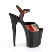 Load image into Gallery viewer, FLAMINGO-809RBDT 8&quot; Heel Rainbow Holo Pole Dancing Platforms