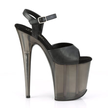 Load image into Gallery viewer, FLAMINGO-809T Pleaser 8 Inch Heel Black Pole Dancer Platform