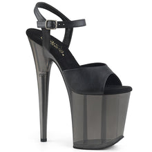 Load image into Gallery viewer, FLAMINGO-809T Pleaser 8 Inch Heel Black Pole Dancer Platform